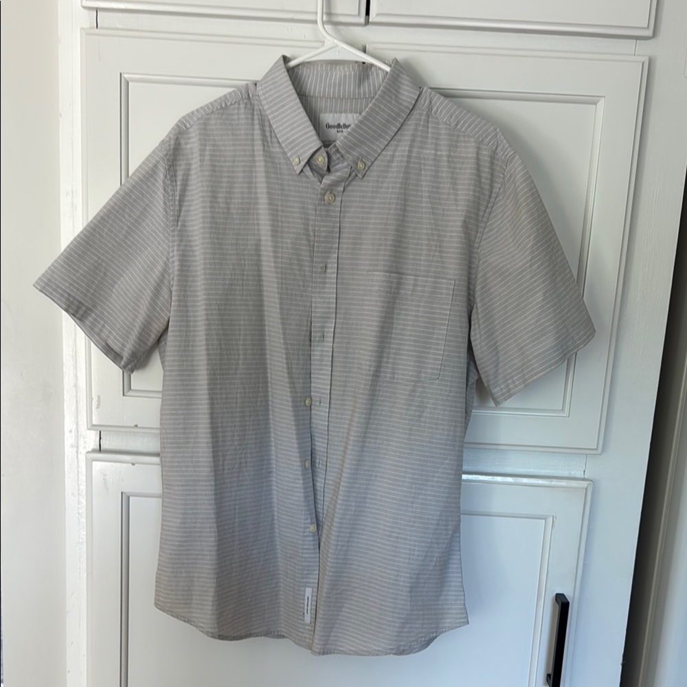 Striped button up shirt
